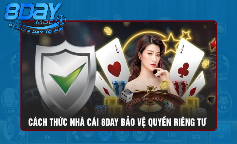 Chi tiết các nội dung trong quyền riêng tư tại 8DAY