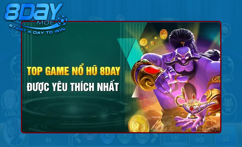 Thu tiền khủng với sảnh game Nổ Hũ của 8DAY